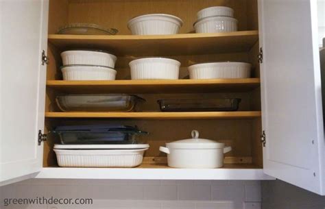 The interior of this cabinet features 5 shelves. Green With Decor - Get extra storage in the kitchen ...