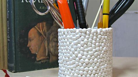 How To Make A Stylish Pen Holder Diy Crafts Tutorial Guidecentral