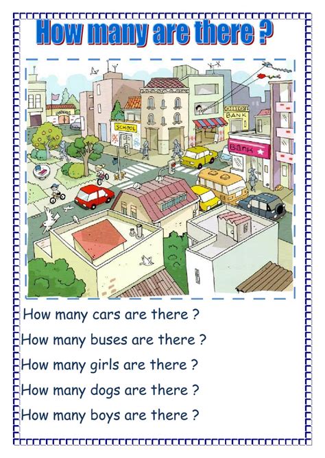 How many are there ? - Interactive worksheet
