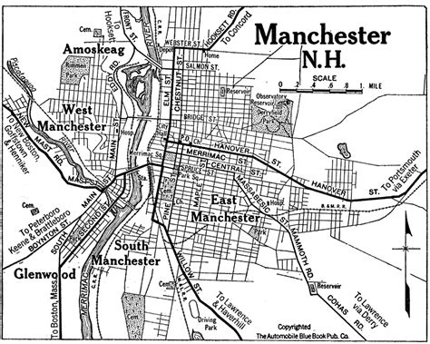 Street Map Manchester New Hampshire Pdf