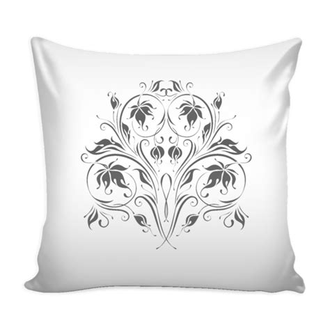Pillow Cover Ornament White 16`x 16` | Cushion covers, Decorative pillow covers, Pillow covers