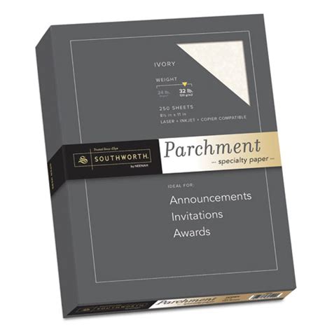 Southworth Parchment Specialty Paper 32 Lb Bond Weight 85 X 11