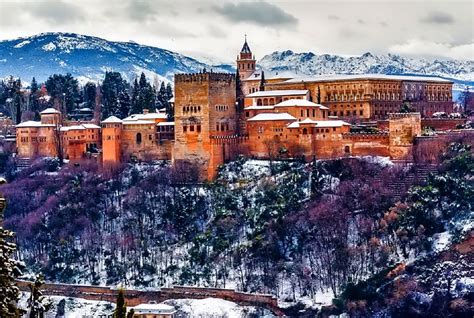 Alhambra Granada Spain Castle Andalusia Hd Wallpaper Peakpx