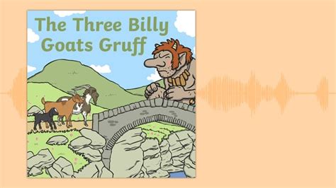 three billy goats gruff audio book twinkl