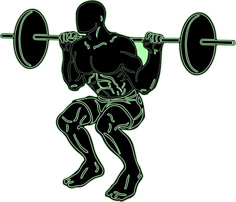 Olympic Weightlifting Squat Weight Training Clip Art Squats Cliparts