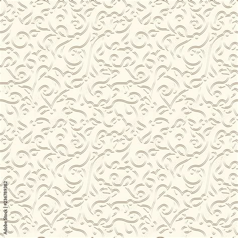 Embossed Paper Or Leather Texture Seamless Pattern With Abstract