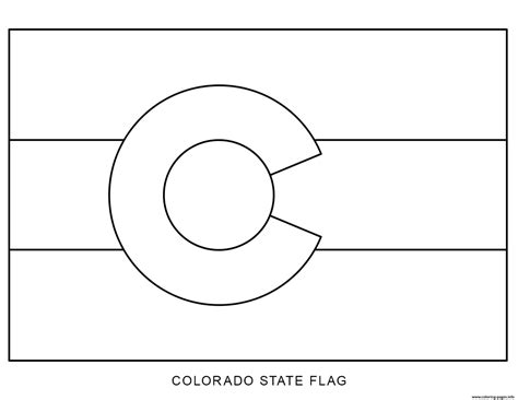 Click the colorado coloring pages to view printable version or color it online (compatible with ipad and android tablets). Colorado Flag US State Coloring Pages Printable