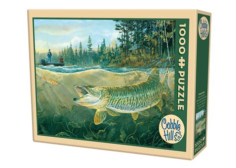 Cobble Hill Muskie Bay Fishing Puzzle 1000 Pieces