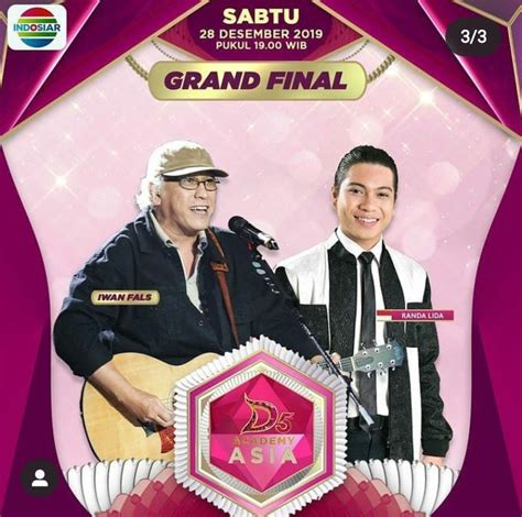 Setelah berjuang di babak wildcard aulia da4 (indonesia). Malam Ini Grand Final DA Asia 5 Top 3 Besar - 28 Desember ...