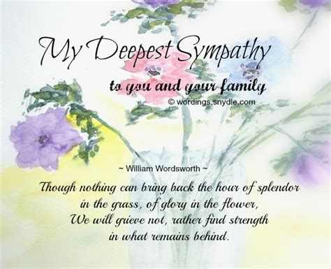 These sympathy card messages and condolence quotes will give you an idea of the right thing to say if you're at a loss for words. Sympathy Messages for Loss of Father - Wordings and Messages