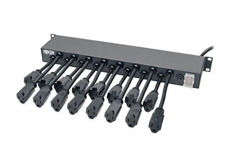 Tripp Lite Power Strip 16 Outlet Rack Mount Ac Charger 15 Ft Cord 120v