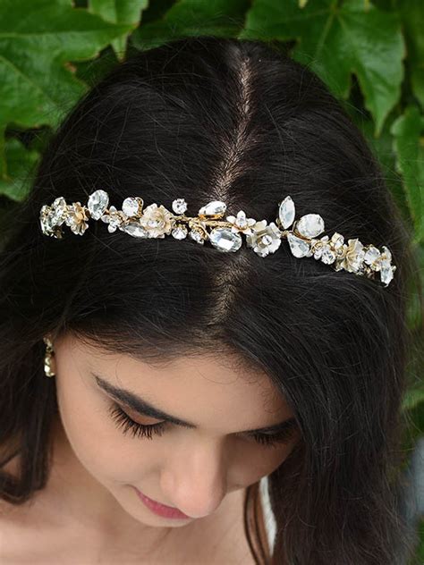Shop Alice Crystal Beaded Headband Always Forever Bridal