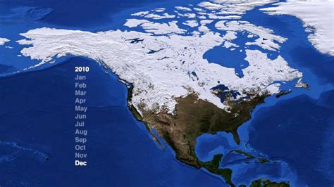 North America Snow Cover 2009 2012 1080p 3d Converted