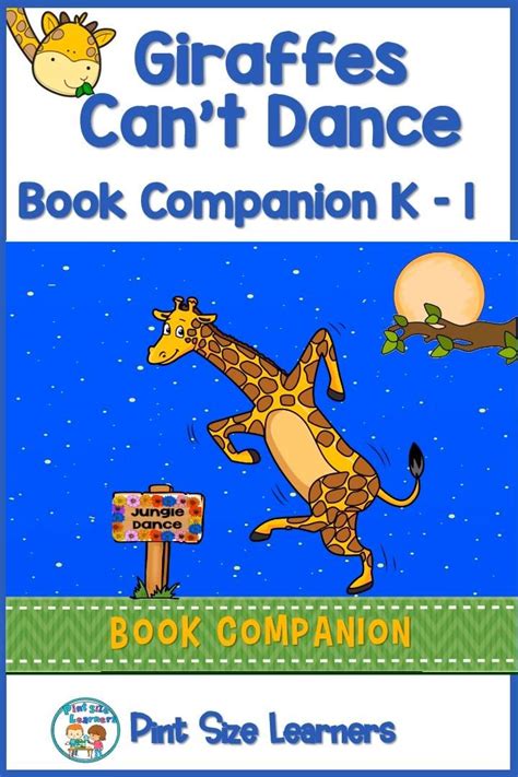 Giraffes Cant Dance Book Study And Activities Unit Lesson Plans
