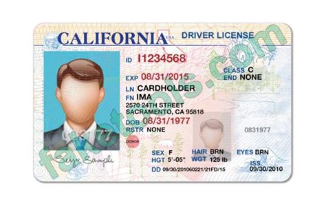 Blank California Drivers License Template Pormatrix