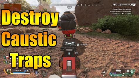 How To Destroy The Caustic Trap Apex Legends Tips