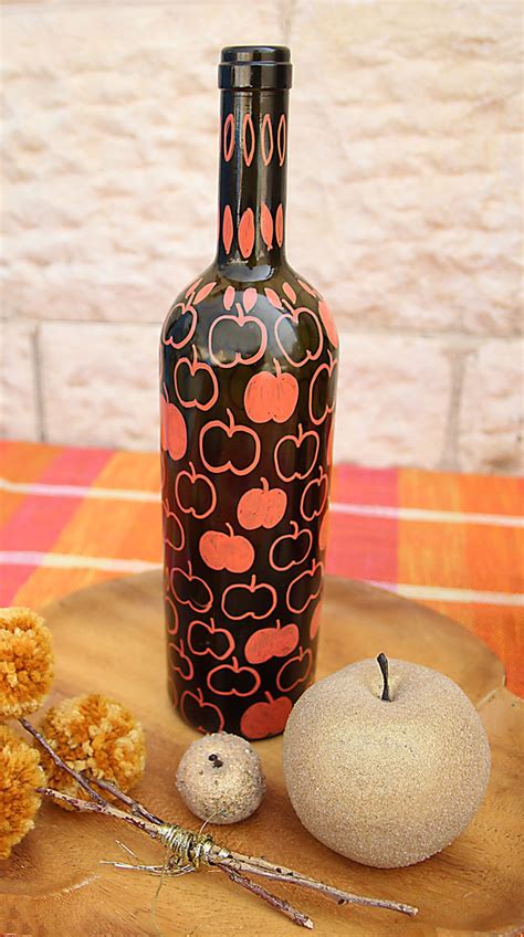 Wine Bottle Vases Simplified For Your Fall Table