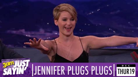 Just Sayin Jennifer Lawrences Butt Plug Confession On Conan Youtube