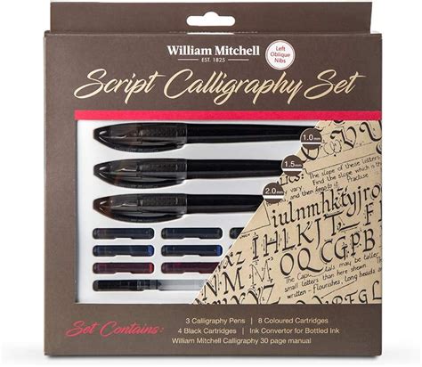 Calligraphy Pen Set Complete 3 Pen 17 Piece Script Calligraphy T