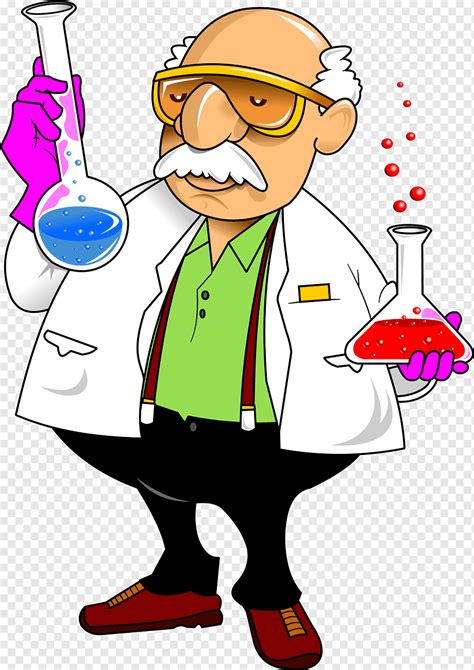 ученый проведение химических веществ иллюстрации лаборатория химии