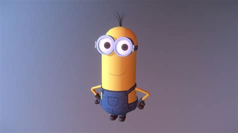 Kevin The Minion 3december2020 Day20 Download Free 3d Model By