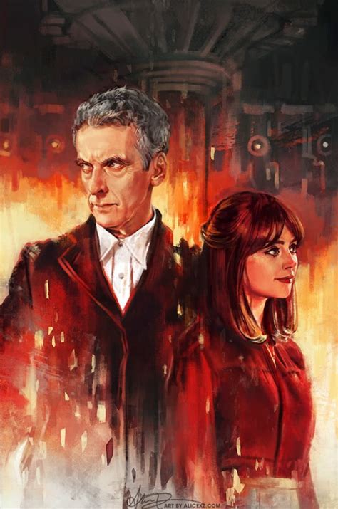 Alice X Zhangs 12th And Clara Doctor Who Art Doctor Who Doctor