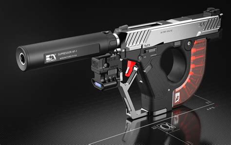 Potd The Aeromech Aps F1 Handgun System Concept The Firearm Blog