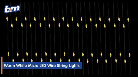 Mason And Jones Micro Led String Lights 200pk Bandm Stores Youtube