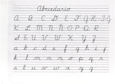 Ejercicios Para Aprender A Escribir Letra Cursiva Recursos Mayo 2013