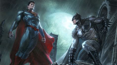Superman And Batman Dc Comics Superheroes Artwork Wallpaper Hd