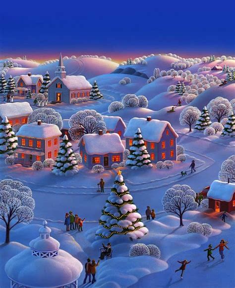 Winter Village Christmas Clipart Clip Art Library Images And Photos