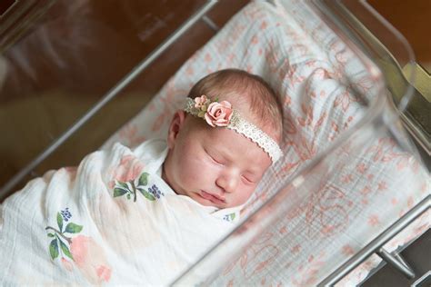 Newborn Baby Girl Twins In Hospital