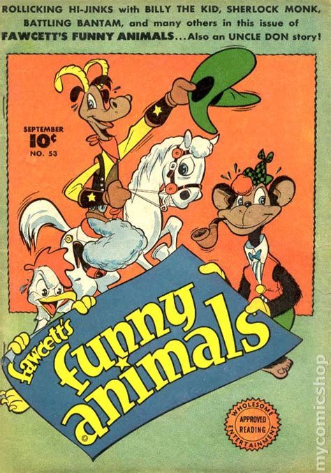 Fawcetts Funny Animals 1942 1956 Fawcettcharlton Comic Books