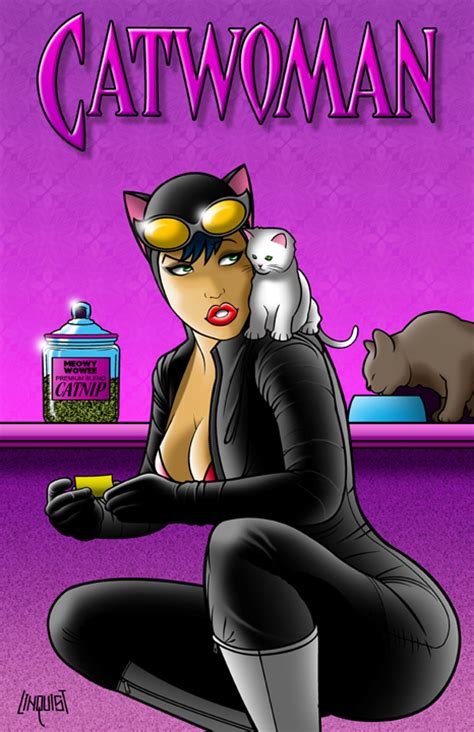 Selina Kyle Aka Catwoman Taking A Catnip By Ericlinquist