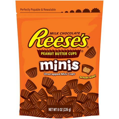 Reeses Mini 8 Oz Bag In Lds Snacks On