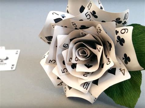 Cool Crafts You Can Make Out Of Playing Cards Video Playing Card