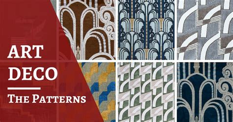 Art Deco Inspired Fabrics Decorative Patterns And Origins