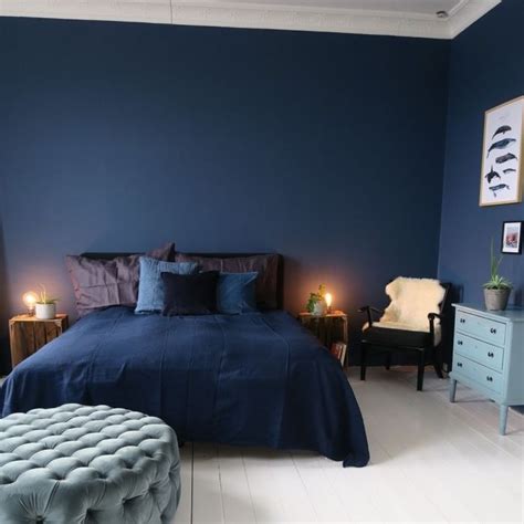 la chambre bleu nuit conseils déco pour un rendu stylé et intriguant chambre bleue nuit