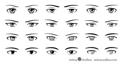 Anime Male Eyes Style Reference Boy Drawing Anatomy Drawing Manga