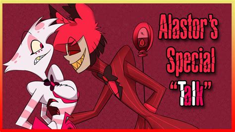 Alastor S Special Talk With Angel Dust Hazbin Hotel Comic Dub Youtube