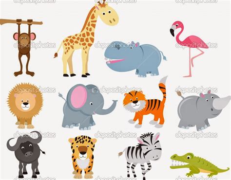Cute Cartoon Animals Wallpaper Wallpapersafari