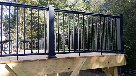 Afco Rail Aluminum Porch Railing Front Porch Railing Ideas Metal Deck