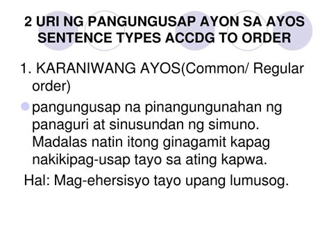 Mga Bahagi Ng Pangungusap Meaning Kulturaupice