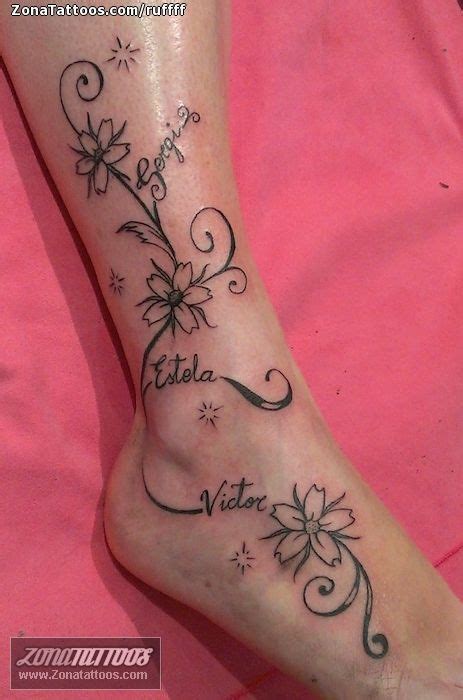 Pero estos tatuajes en los tobillos presentan también algunas desventajas. Tatuaje de Flores, Enredaderas, Tobillo,Tatuaje de RUFFFF ...