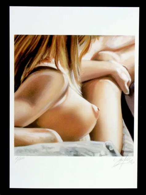 Akt Nude Pin Up Erotik Bild Erotic Print Art Kunst Grafik Graphic