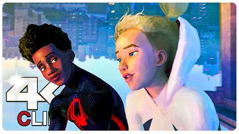 gwen stacy proposes miles morales scene spider man across the spider verse 2023 movie clip