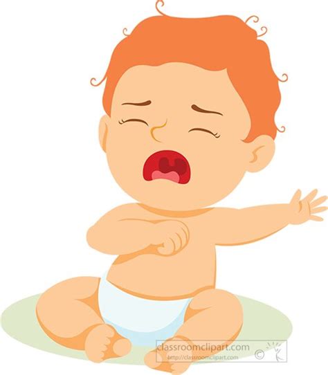 Baby Clipart Little Baby Crying Clipart Classroom Clipart