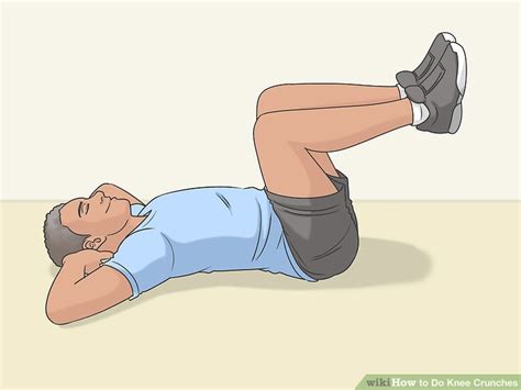 Easy Ways To Do Knee Crunches Wikihow