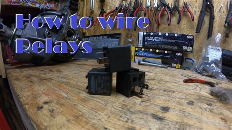 How To Wire Up Relays Youtube