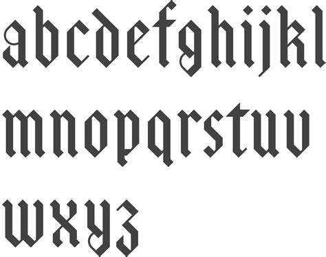 Myfonts Blackletter Typefaces